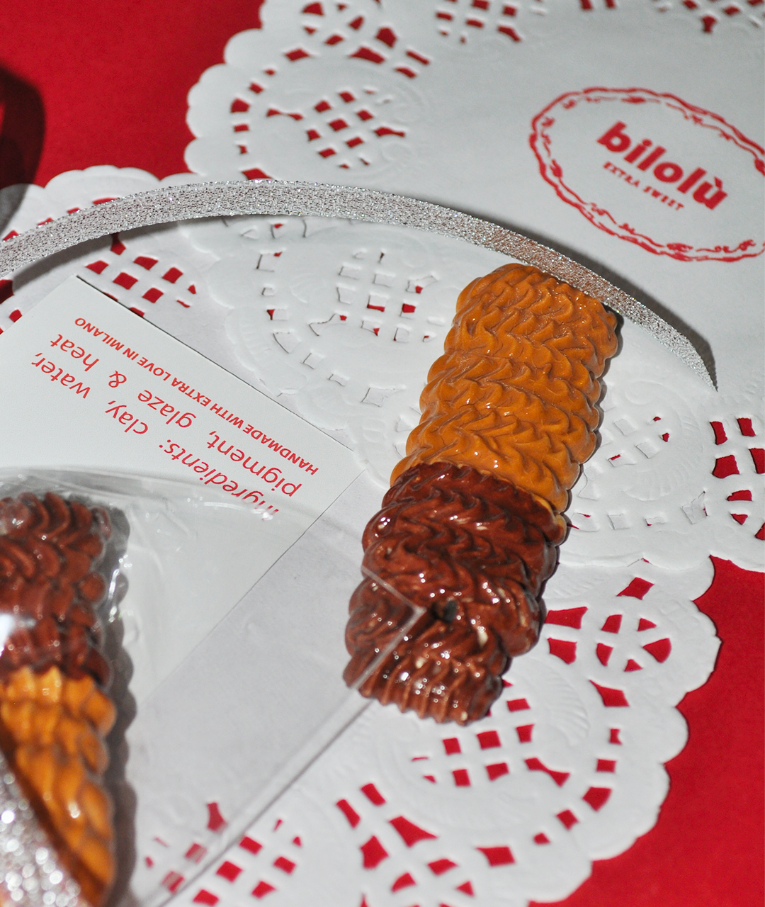 Frollino rigato cioccolatato