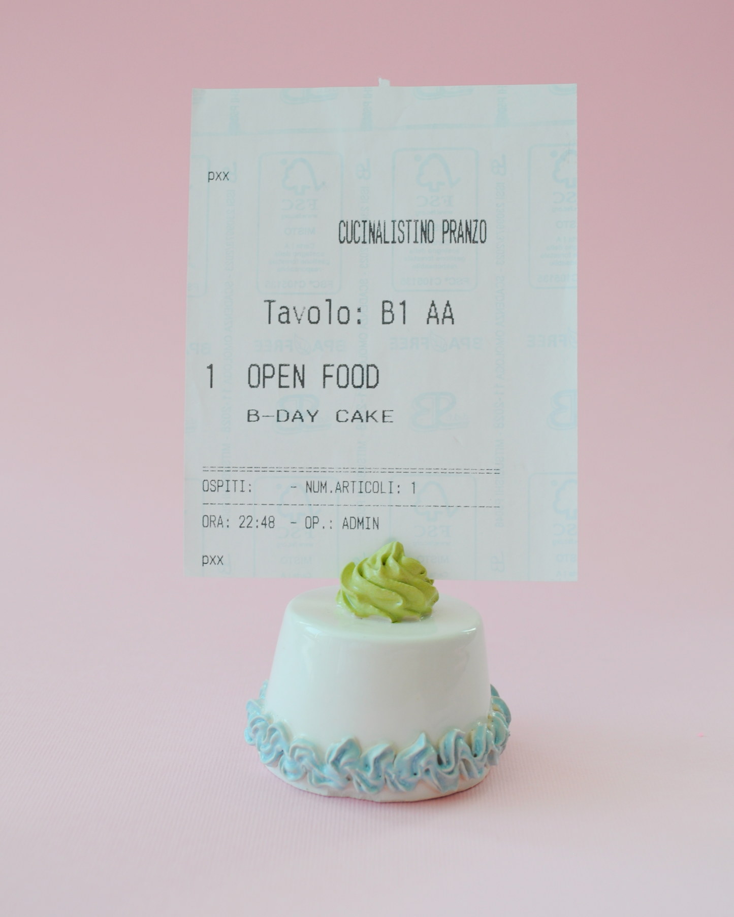 Pasticcino Segnaposto n°1